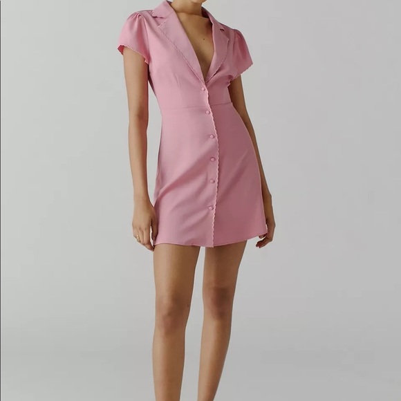 Urban Outfitters Dresses & Skirts - Urban Outfitters Betty Collar Mini Dress in Lilac Size M